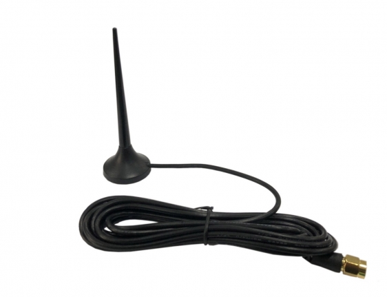 4G Antenna, LTE Antenna, Mag Mount Antenna, 700~960 MHz, 1700~2700 MHz, Base:C05A , Antenna: MT44 with Cable RG-174 2500mm and Connector SMA (M) ST